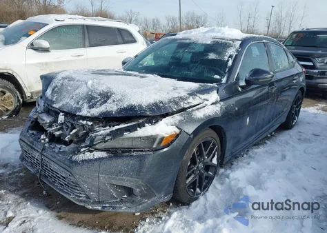 2024 Honda Civic Sport Touring из США, поврежденный, VIN 19XFL1H87RE030487